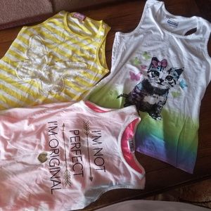 Lot Cute Girls Tanks